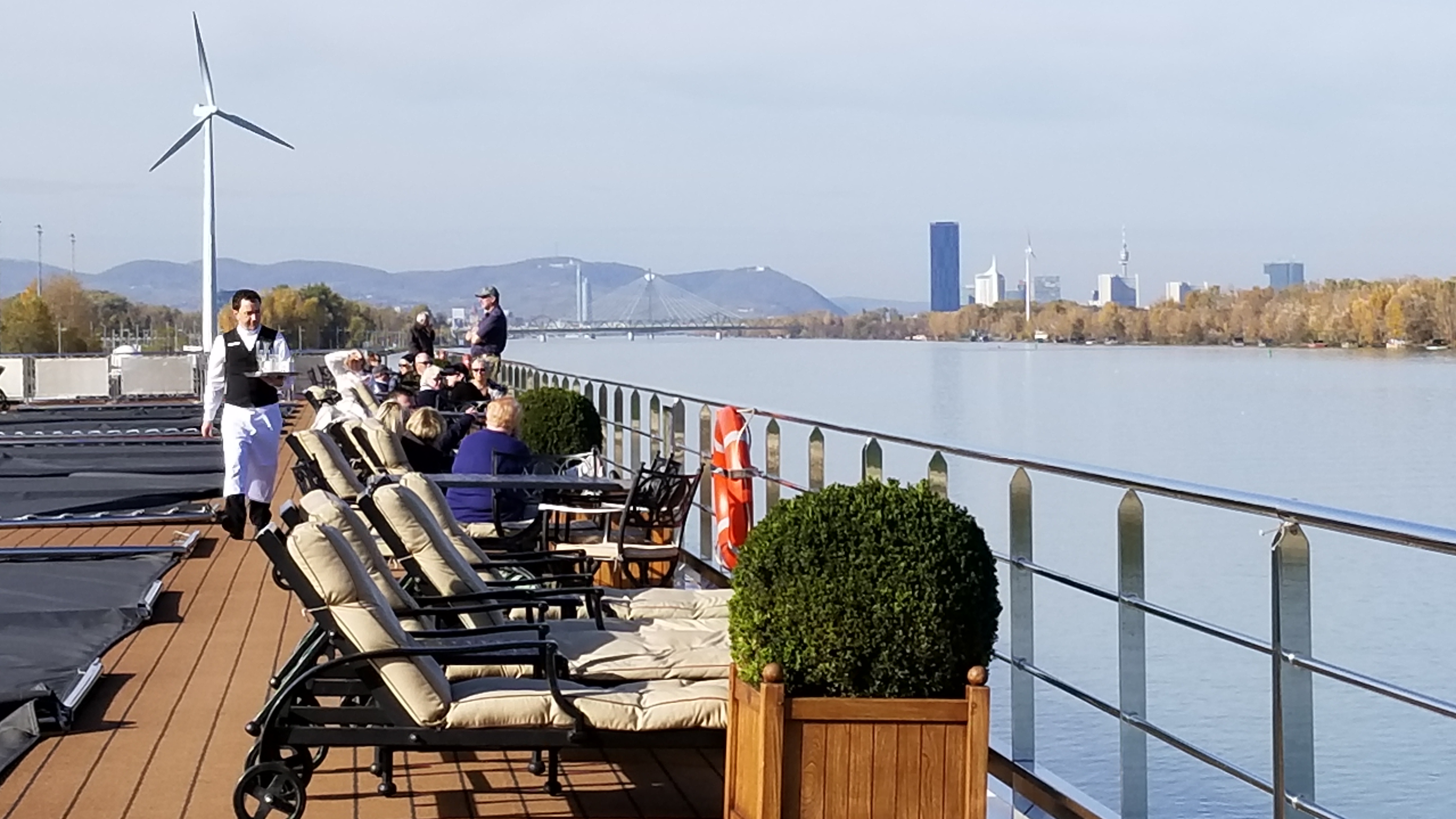 On deck in Vienna