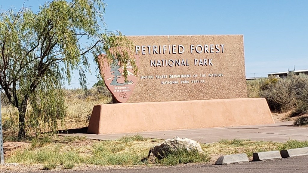 National Park Service welcome sign